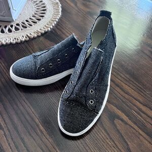 Gray Slip On Sneakers